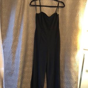 bebe size L black jumpsuit